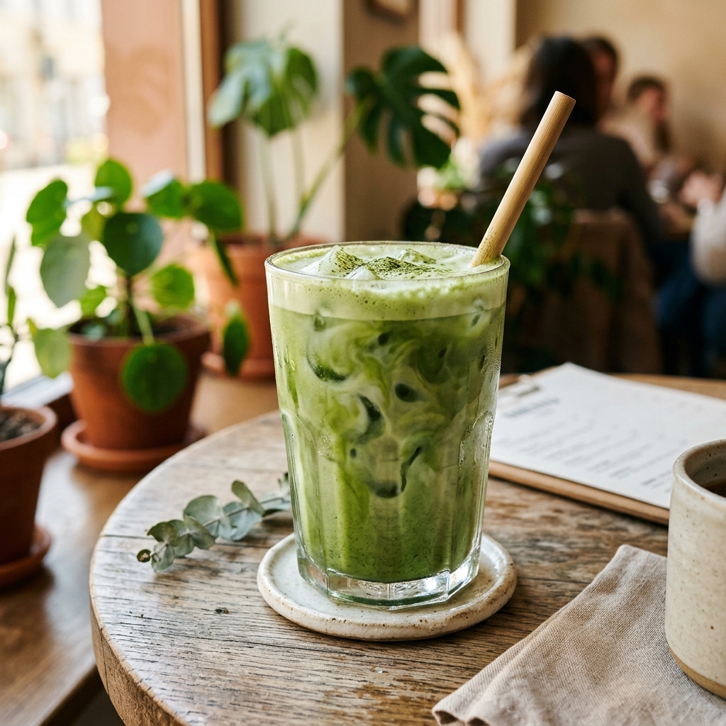 Iced Coconut Matcha